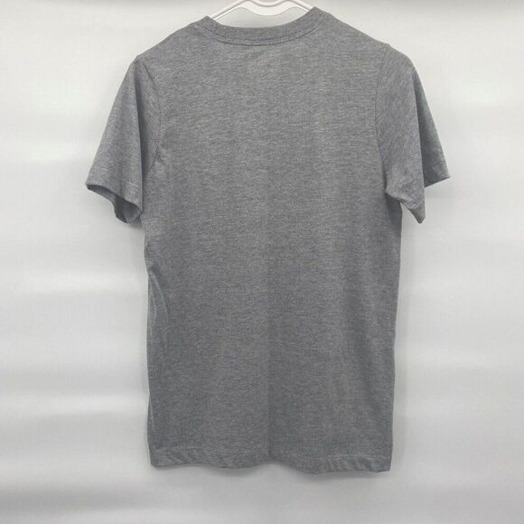 Nike Tee Short Sleeve T-Shirt Gray Swoosh Boys Size Large - Picture 3 of 4